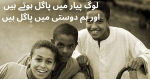 friendship poetry in urdu