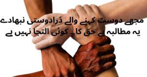 friendship poetry in urdu