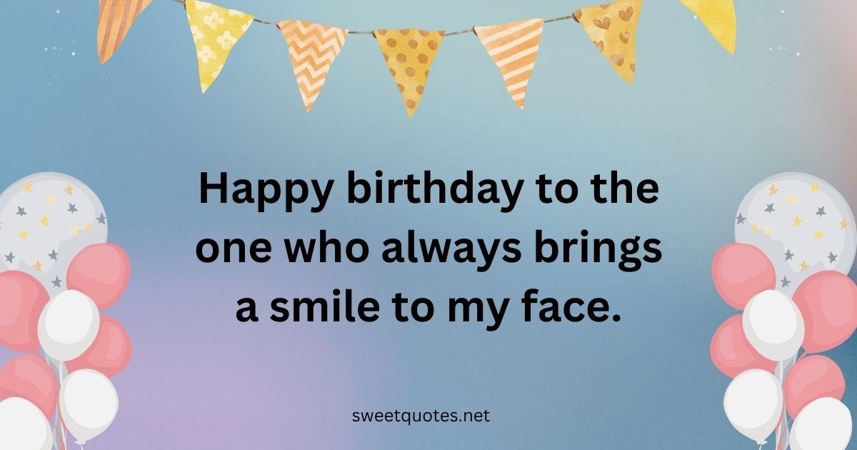 Happy birthday quotes for brother in English