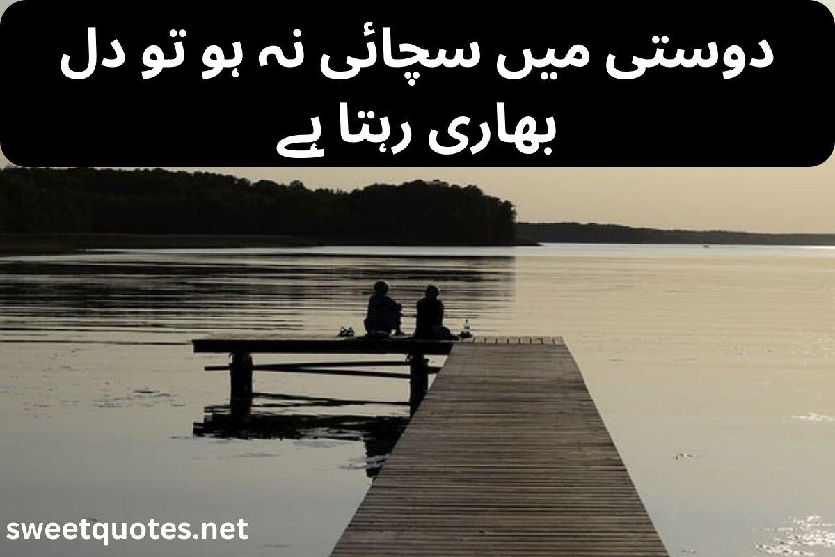 fake friendship poetry in urdu
