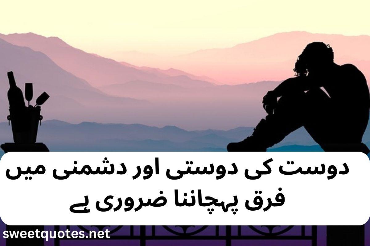 fake friendship poetry in urdu