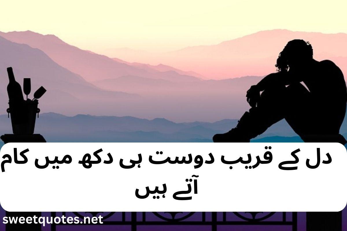 fake friendship poetry in urdu